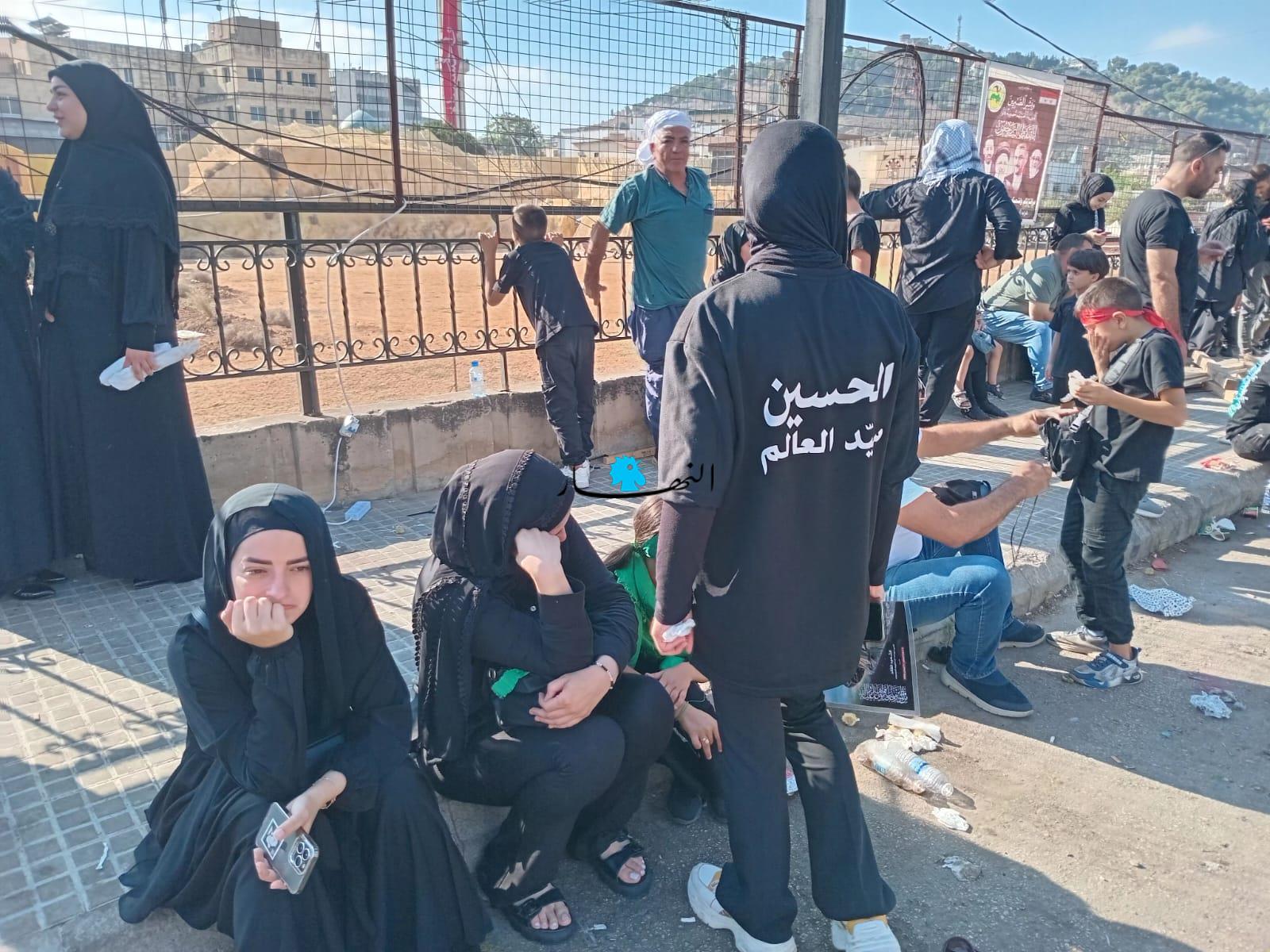 إحياء ذكرى عاشوراء في النبطية... تطبير وعدم تمثيل واقعة مصرع الإمام الحسين كما جرت العادة كل عام (صور)